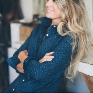 Taylor Stitch INDIGO STAR CHAMBRAY SHIRT size S